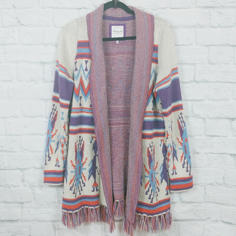 Heritage 1981 Multicolor Patterned Cardigan